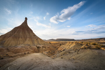 Castildetierra sandstone at Bardenas Reales, Navarre, Spain