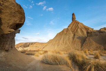 Castildetierra sandstone at Bardenas Reales, Navarre, Spain