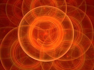 orange colors spiral and stripes,fractal