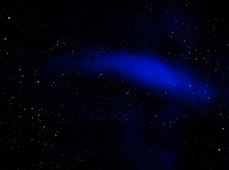 starry night sky 3d rendering