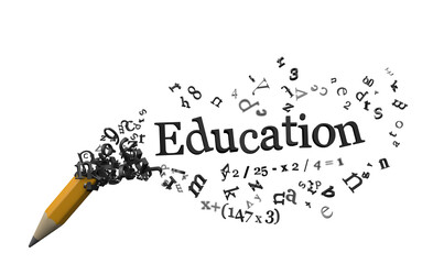 Education,Pencil letters
