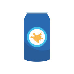 beer can icon, colorful design