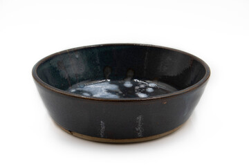 Blue ceramic bowl