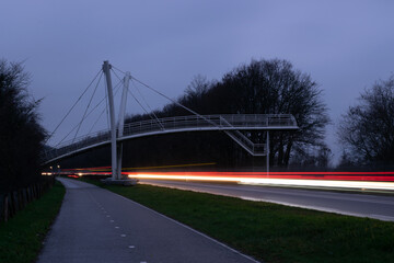 long Exposure phortograph of roadway