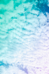 Colorful sky background with abstract clouds