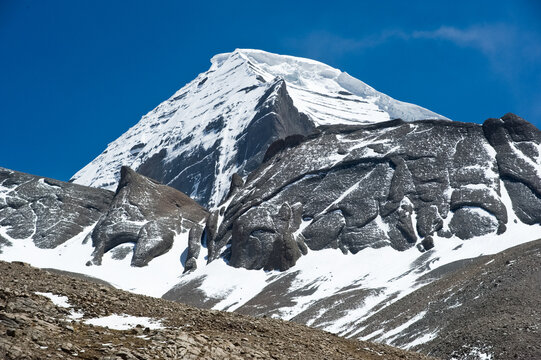 Sacred Mount Kailas in Tibet. Himalayas mountains.