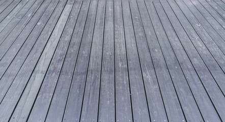 Texture: Old wood deck along the river