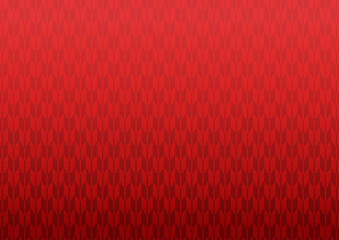 矢絣（やがすり）和柄の背景　赤　横型	
