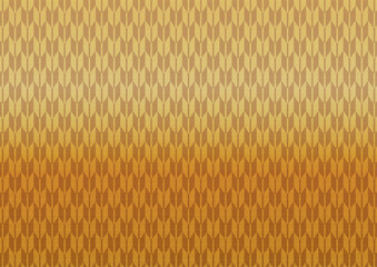 矢絣（やがすり）和柄の背景　金　横型	
