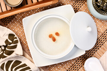 Edible nest soup is a popular healthy food in Taiwan                           