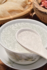 Edible nest soup is a popular healthy food in Taiwan                           