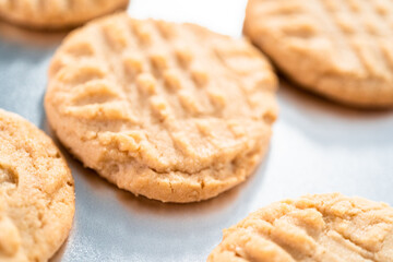 Fototapeta na wymiar Peanut butter cookies