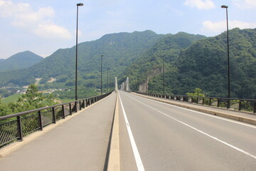 遠近感のある風景