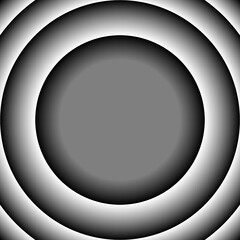 Plate, black rim, 2