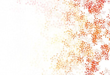 Light Red vector template with artificial intelligence structure.