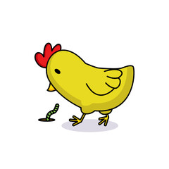 Cute chicks with adorable pose