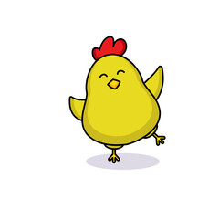 Cute chicks with adorable pose