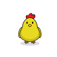 Cute chicks with adorable pose