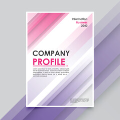 Modern business brochure template minimals