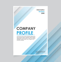 Modern business brochure template minimals