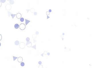Light Purple vector layout with circles, lines.