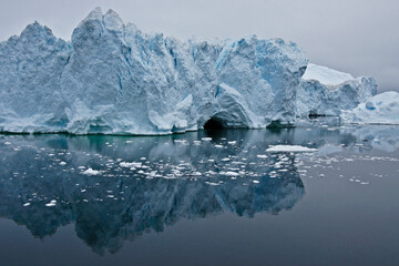 Icebergs in Disko Bay, Ilulissat, West Greenland