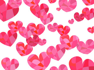 ハート背景素材