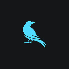 logo bird icon social animal wing economy 