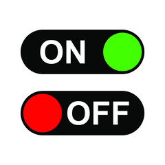 On-Off button icon. for web campaigns, applications. other devices. vector illustration