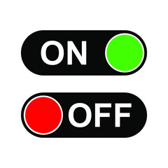 On-Off button icon. for web campaigns, applications. other devices. vector illustration