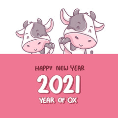 Happy new year 2021. Year of Ox.