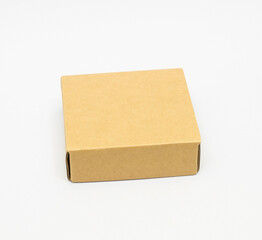A small parcel box on a white background