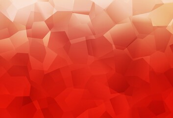 Light Red vector texture with abstract forms.