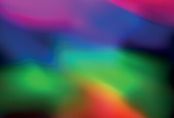 Dark Multicolor vector blurred and colored pattern.