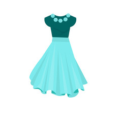 Blue animated character dress 