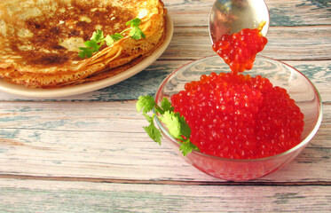Thin pancakes