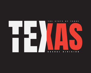 Texas letter graphic vector illustration, creative clothes, suitable for design of t-shirts, clothes, hoodies, printing products etc.