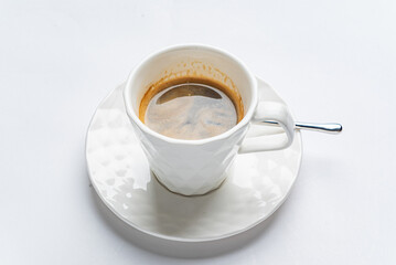 cup of coffe on the table