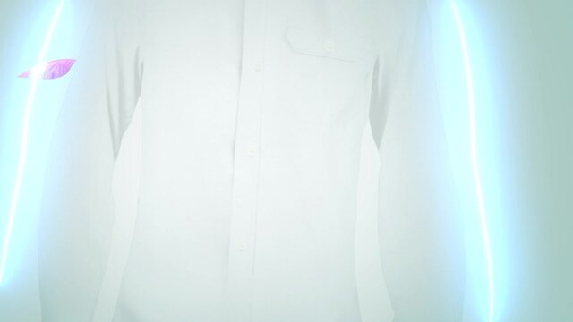 Show how to remove stains on cloth or fabric.3d.mp4