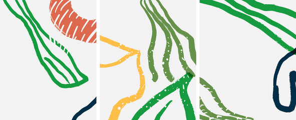 Social media abstract backgrounds. Abstract hand drawn doodles. Vector illustration for covers, banners, flyers