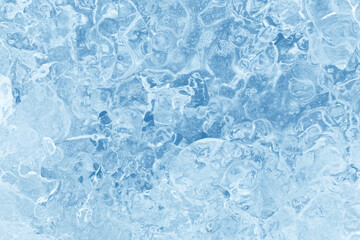 Obraz premium blue ice texture background