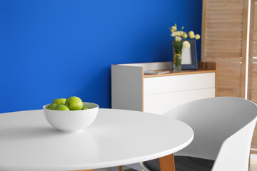 Interior of modern dining room