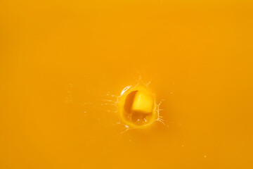 Splash of fresh sweet mango juice
