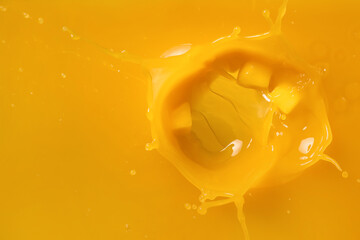 Splash of fresh sweet mango juice