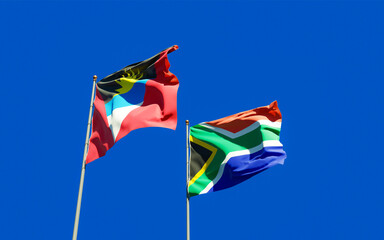 Flags of SAR African and Antigua and Barbuda.