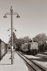 Fototapeta premium Alter Bahnsteig