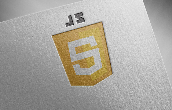 javascript-4 on paper texture