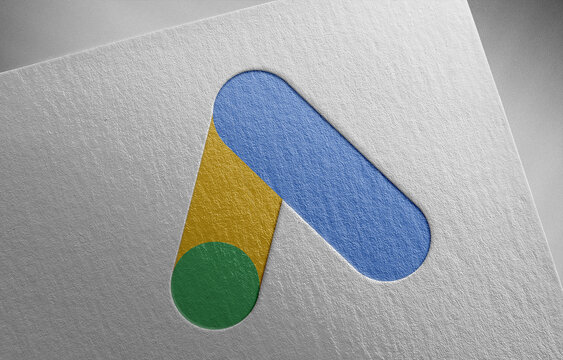 google-ads-2 on paper texture