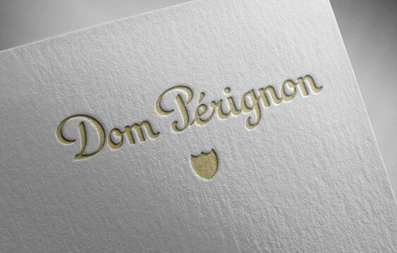 Dom Perignon paper texture logo icon image