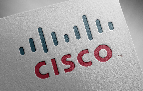 Cisco logo icon paper texture